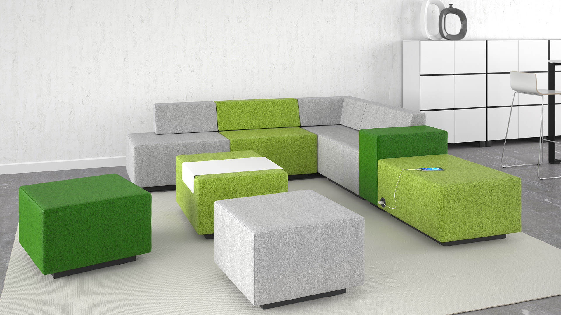 JAZZ Chill Out angular, AI8 - Green